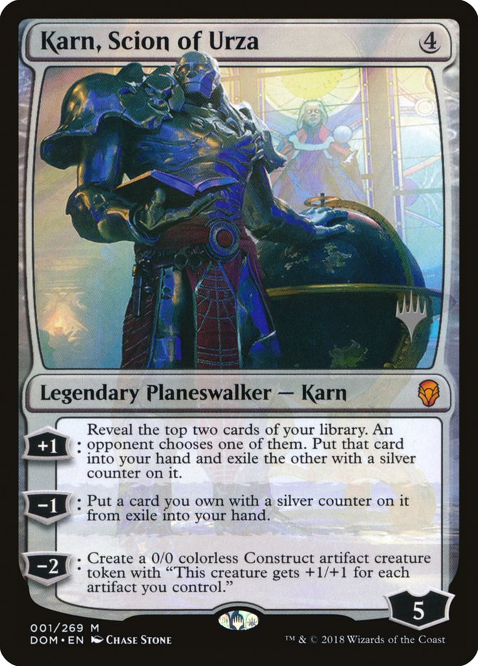 Karn, Scion of Urza (Promo Pack) [Dominaria Promos] | GrognardGamesBatavia