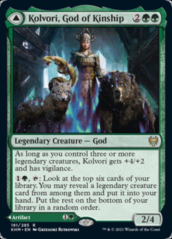 Kolvori, God of Kinship // The Ringhart Crest [Kaldheim] | GrognardGamesBatavia