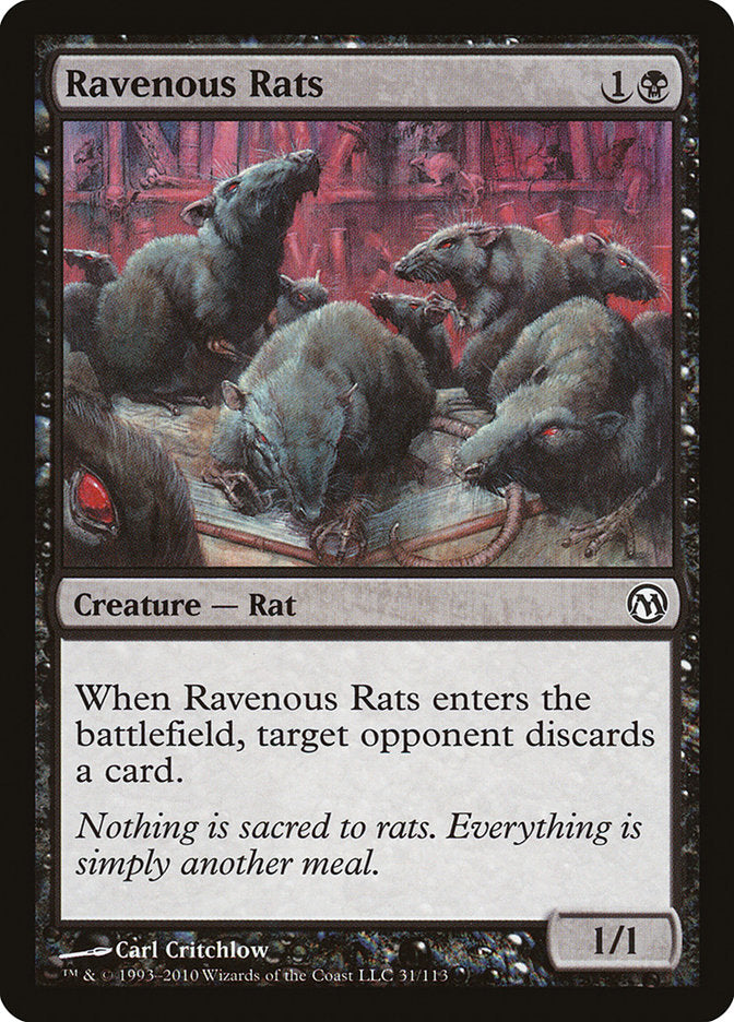 Ravenous Rats [Duels of the Planeswalkers] | GrognardGamesBatavia