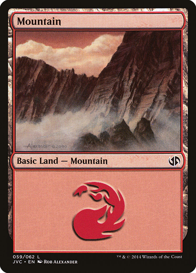 Mountain (61) [Duel Decks Anthology] | GrognardGamesBatavia