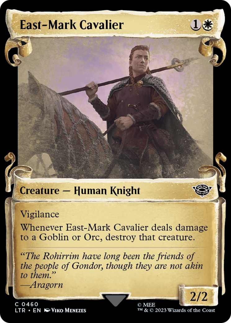 East-Mark Cavalier [The Lord of the Rings: Tales of Middle-Earth Showcase Scrolls] | GrognardGamesBatavia