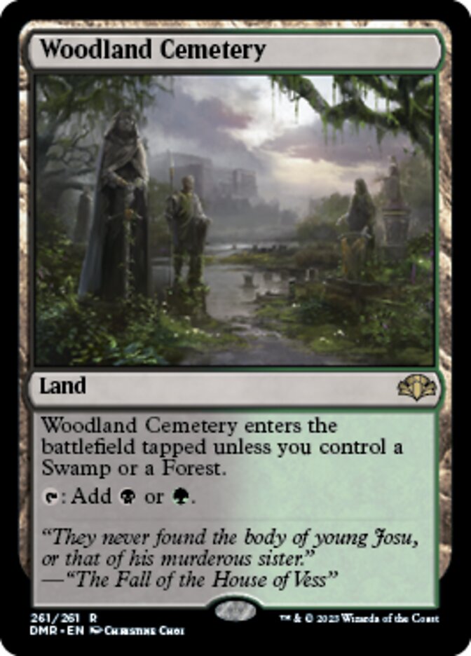 Woodland Cemetery [Dominaria Remastered] | GrognardGamesBatavia