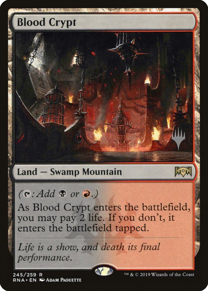 Blood Crypt (Promo Pack) [Ravnica Allegiance Promos] | GrognardGamesBatavia