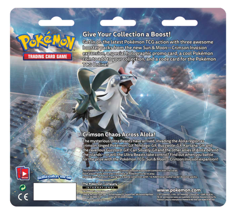 Sun & Moon: Crimson Invasion - 3-Pack Blister (Decidueye) | GrognardGamesBatavia