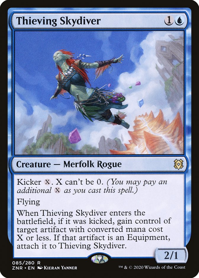 Thieving Skydiver [Zendikar Rising] | GrognardGamesBatavia