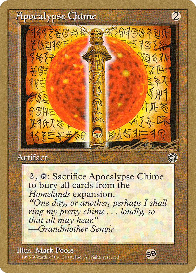 Apocalypse Chime (Leon Lindback) (SB) [Pro Tour Collector Set] | GrognardGamesBatavia