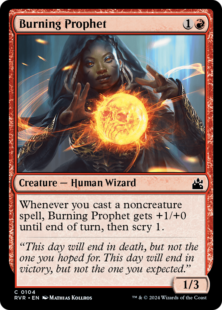 Burning Prophet [Ravnica Remastered] | GrognardGamesBatavia