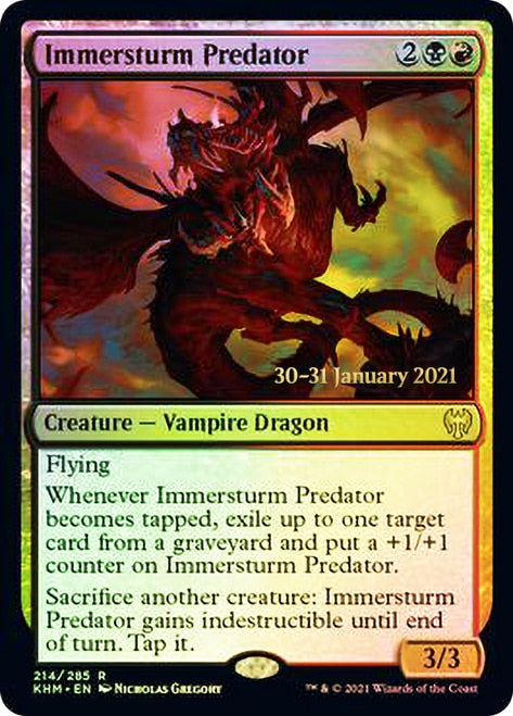 Immersturm Predator [Kaldheim Prerelease Promos] | GrognardGamesBatavia