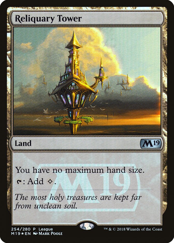 Reliquary Tower (League) [Core Set 2019 Promos] | GrognardGamesBatavia