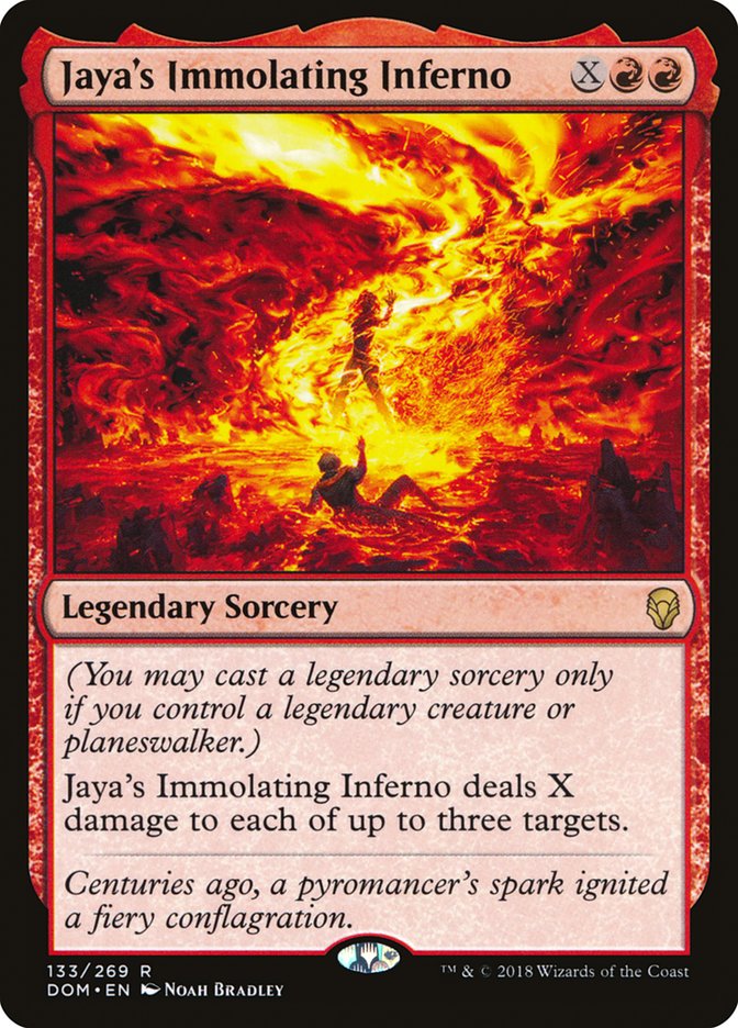 Jaya's Immolating Inferno [Dominaria] | GrognardGamesBatavia