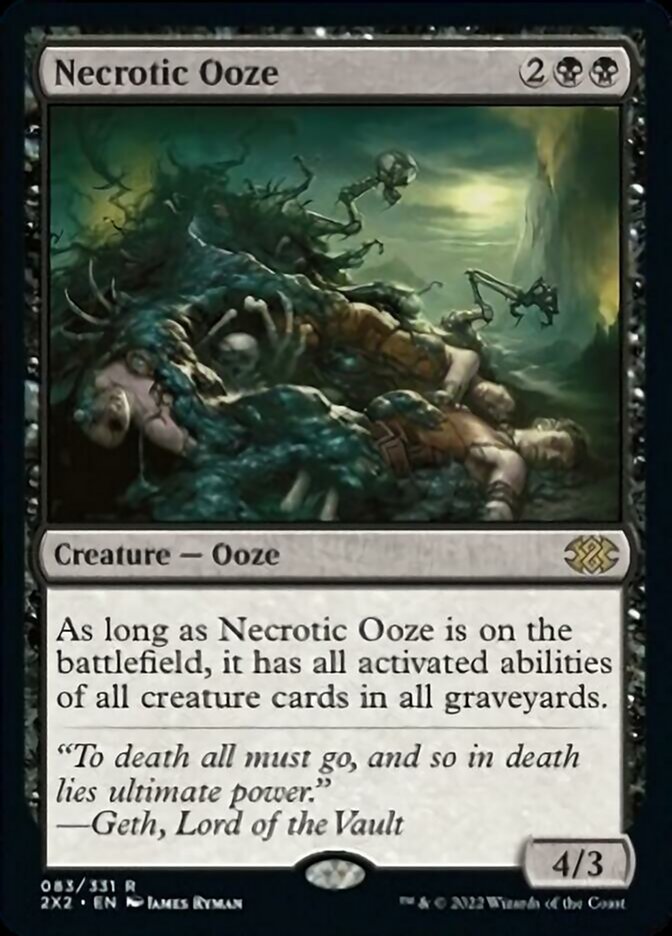 Necrotic Ooze [Double Masters 2022] | GrognardGamesBatavia