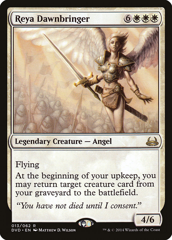 Reya Dawnbringer (Divine vs. Demonic) [Duel Decks Anthology] | GrognardGamesBatavia