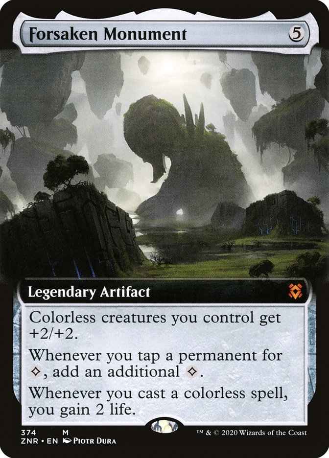 Forsaken Monument (Extended Art) [Zendikar Rising] | GrognardGamesBatavia