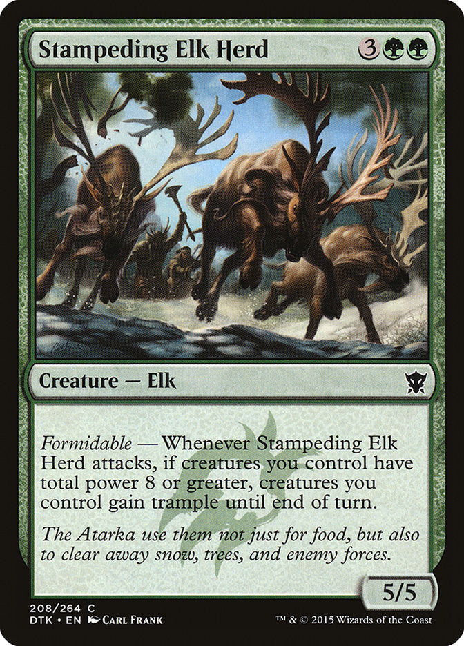 Stampeding Elk Herd [Dragons of Tarkir] | GrognardGamesBatavia