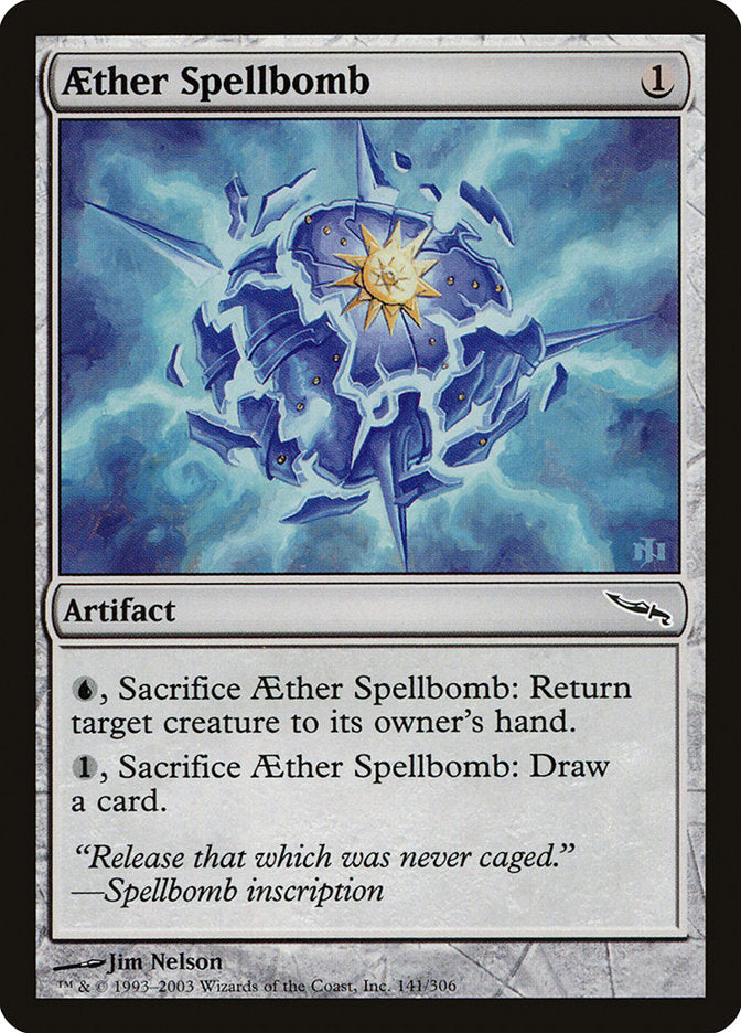 Aether Spellbomb [Mirrodin] | GrognardGamesBatavia