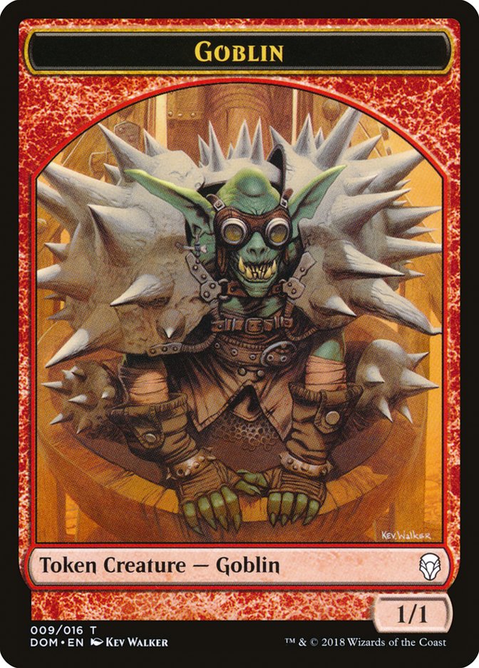 Goblin Token [Dominaria Tokens] | GrognardGamesBatavia