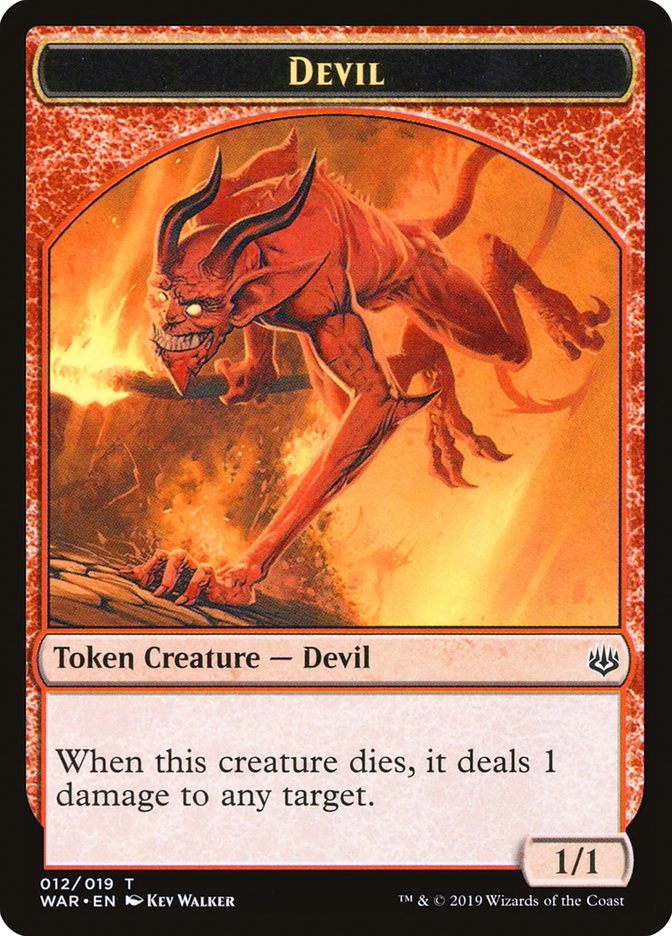 Devil Token [War of the Spark Tokens] | GrognardGamesBatavia