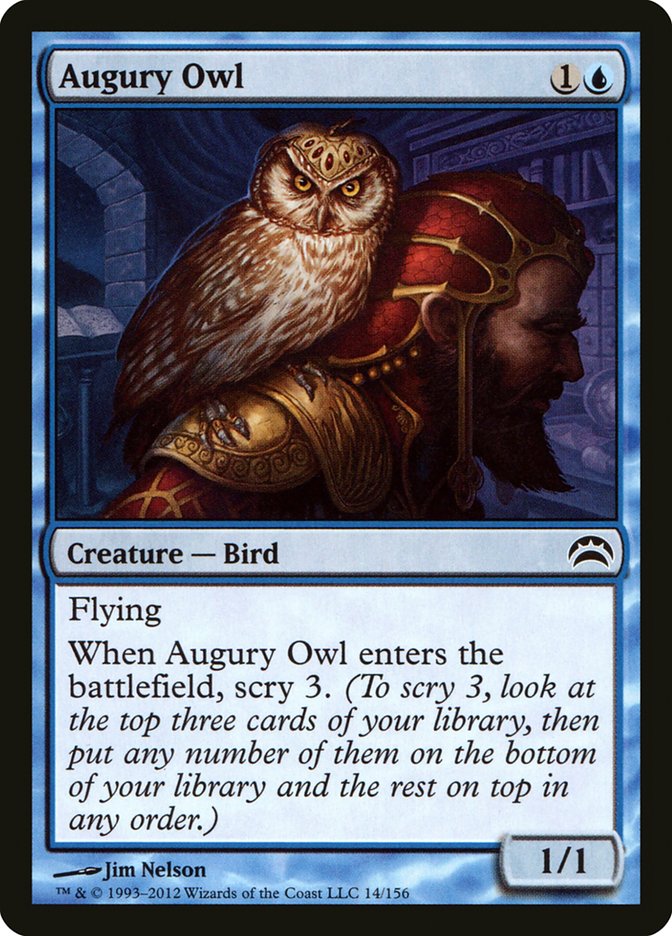 Augury Owl [Planechase 2012] | GrognardGamesBatavia