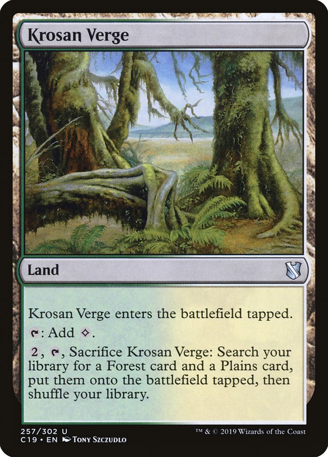 Krosan Verge [Commander 2019] | GrognardGamesBatavia