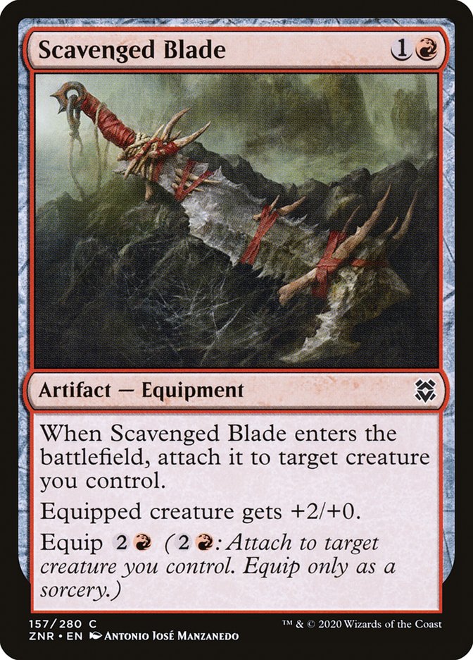 Scavenged Blade [Zendikar Rising] | GrognardGamesBatavia