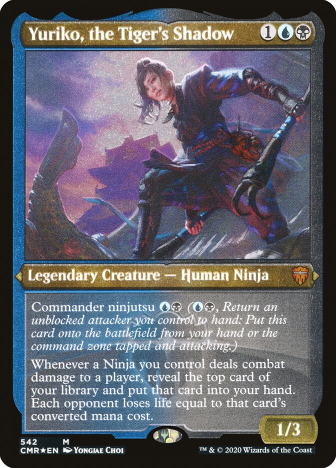 Yuriko, the Tiger's Shadow (Etched) [Commander Legends] | GrognardGamesBatavia