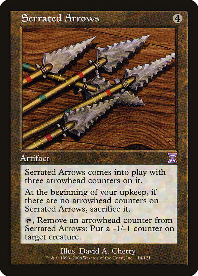 Serrated Arrows [Time Spiral Timeshifted] | GrognardGamesBatavia