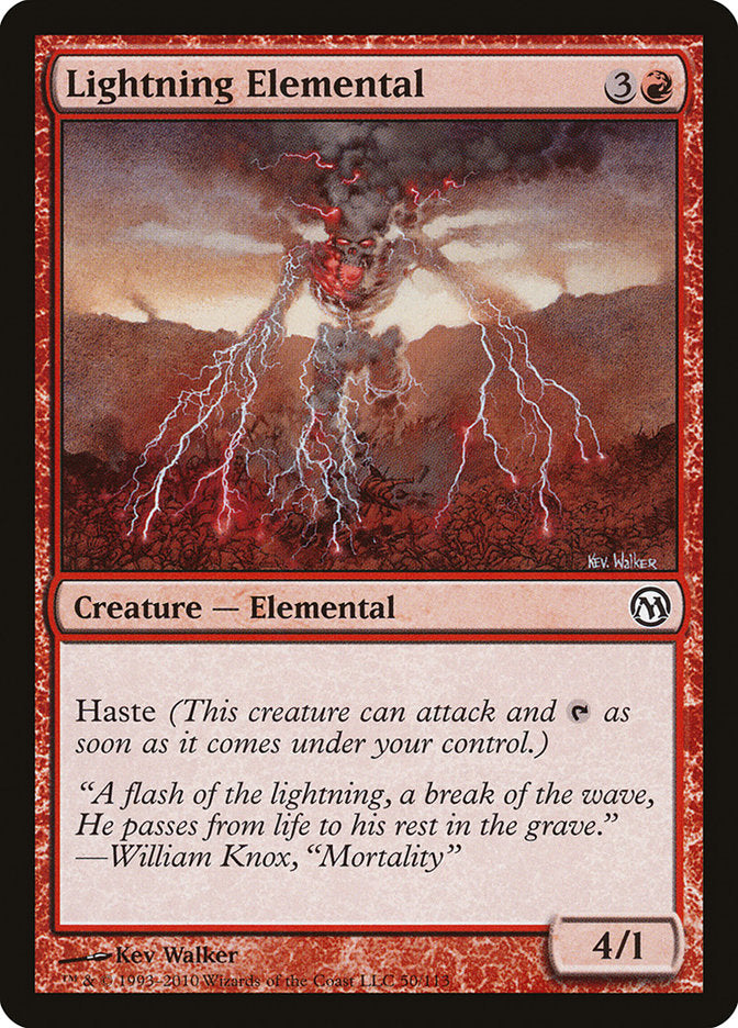 Lightning Elemental [Duels of the Planeswalkers] | GrognardGamesBatavia