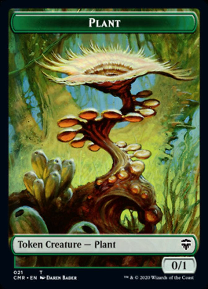 Illusion // Plant Double-Sided Token [Commander Legends Tokens] | GrognardGamesBatavia