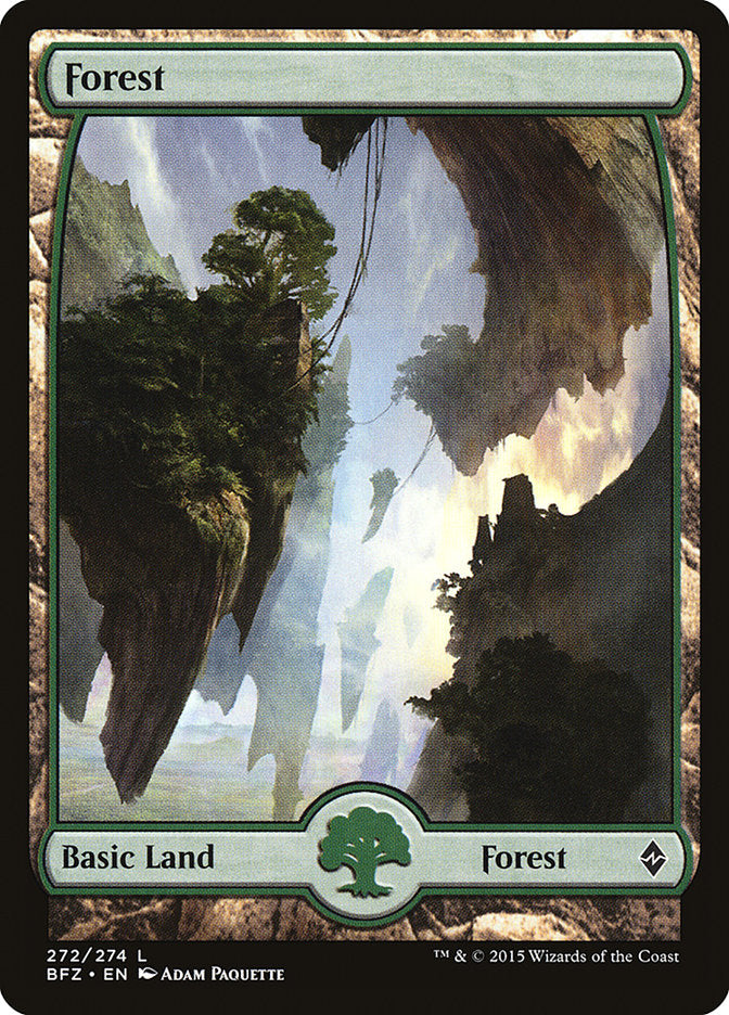 Forest (272) [Battle for Zendikar] | GrognardGamesBatavia