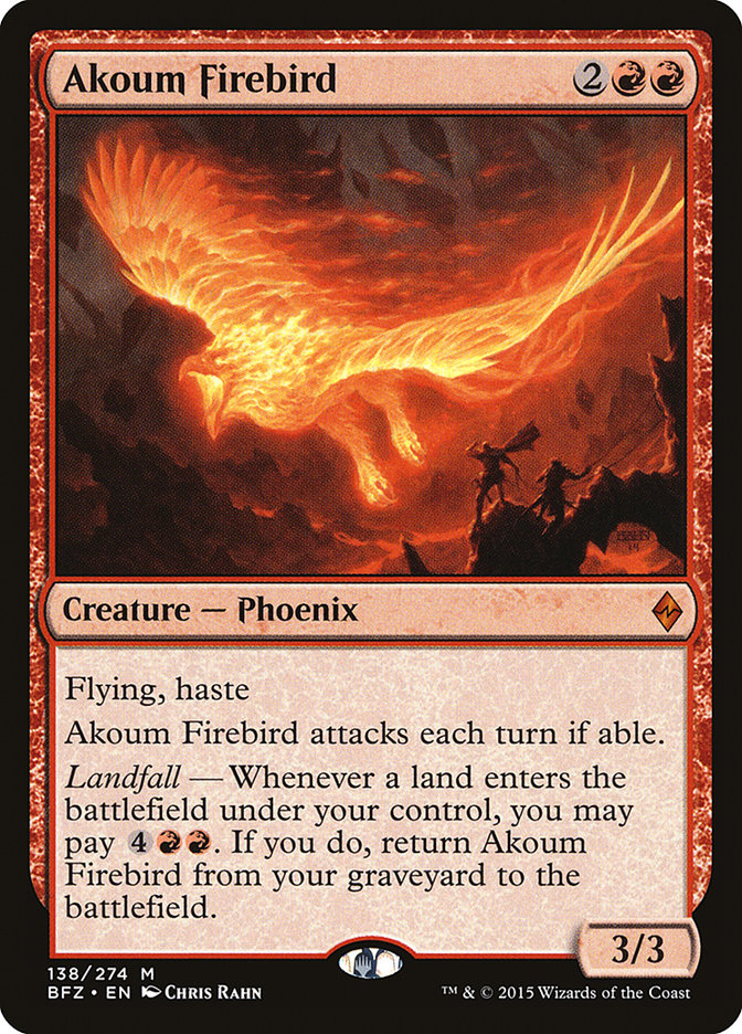 Akoum Firebird [Battle for Zendikar] | GrognardGamesBatavia