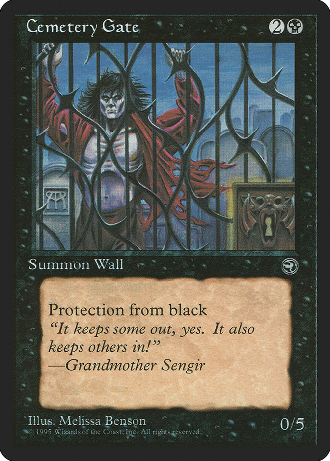 Cemetery Gate (Grandmother Sengir Flavor Text) [Homelands] | GrognardGamesBatavia