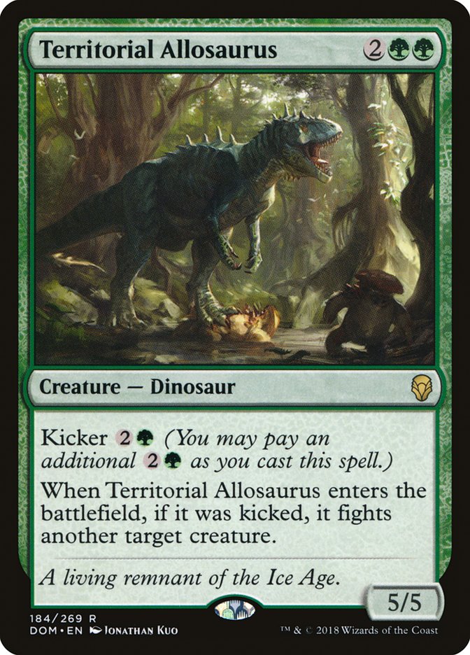 Territorial Allosaurus [Dominaria] | GrognardGamesBatavia