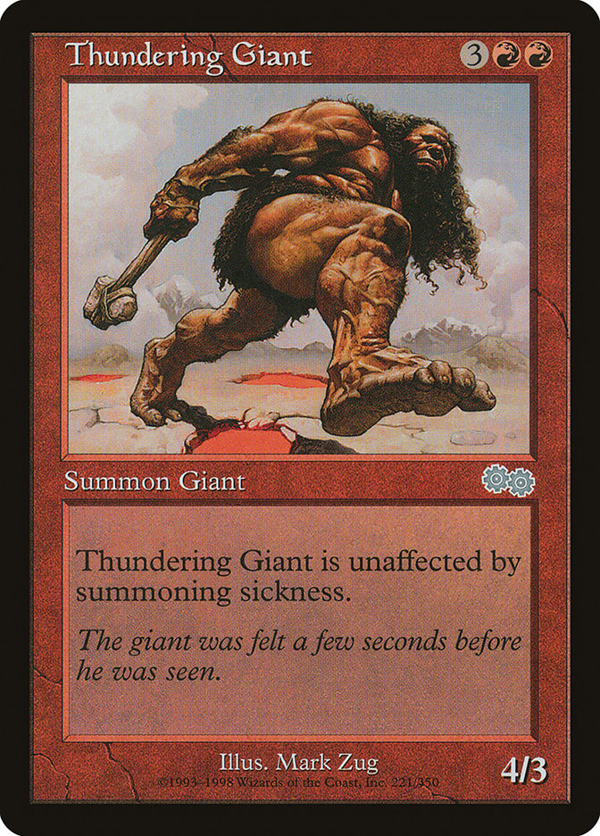 Thundering Giant [Urza's Saga] | GrognardGamesBatavia