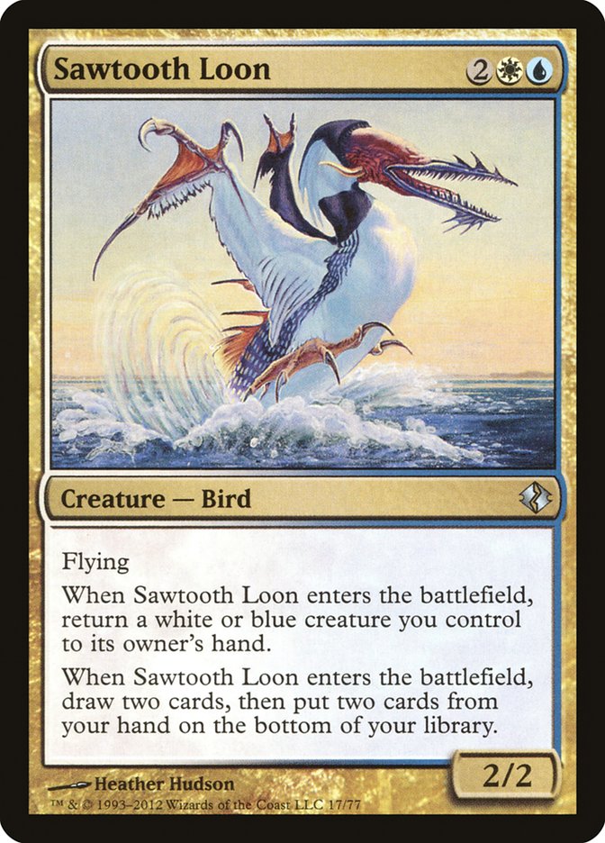 Sawtooth Loon [Duel Decks: Venser vs. Koth] | GrognardGamesBatavia