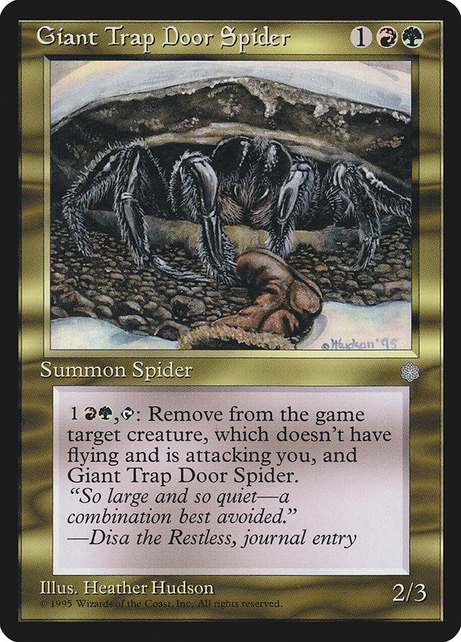 Giant Trap Door Spider [Ice Age] | GrognardGamesBatavia