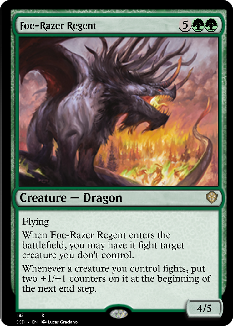 Foe-Razer Regent [Starter Commander Decks] | GrognardGamesBatavia