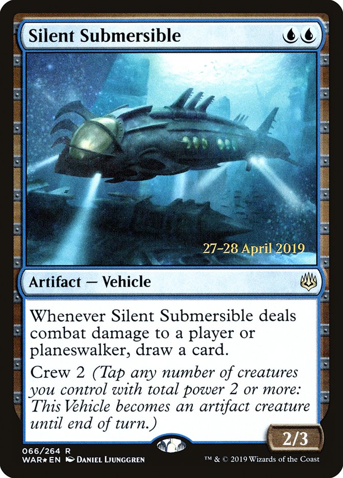 Silent Submersible [War of the Spark Prerelease Promos] | GrognardGamesBatavia