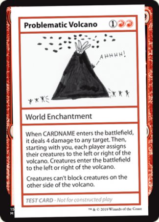 Problematic Volcano (2021 Edition) [Mystery Booster Playtest Cards] | GrognardGamesBatavia