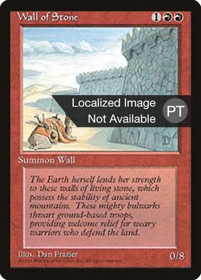 Wall of Stone [Fourth Edition (Foreign Black Border)] | GrognardGamesBatavia