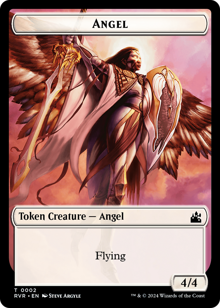 Angel Token (0002) [Ravnica Remastered Tokens] | GrognardGamesBatavia