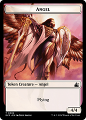 Bird // Angel (0002) Double-Sided Token [Ravnica Remastered Tokens] | GrognardGamesBatavia