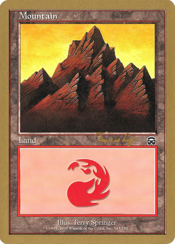 Mountain (343) (Tom van de Logt) [World Championship Decks 2001] | GrognardGamesBatavia