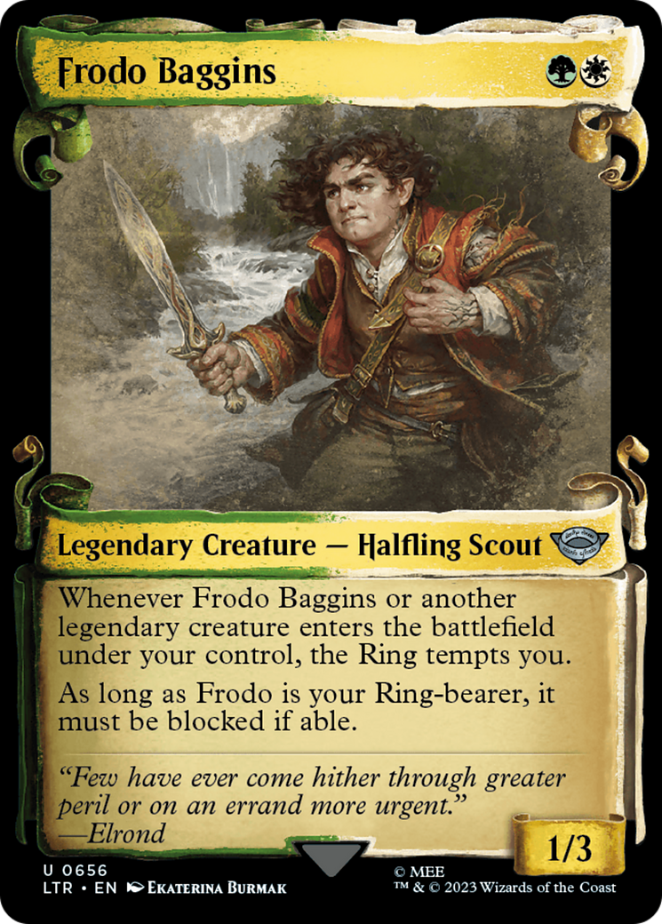 Frodo Baggins [The Lord of the Rings: Tales of Middle-Earth Showcase Scrolls] | GrognardGamesBatavia