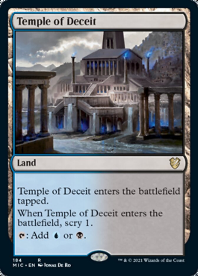 Temple of Deceit [Innistrad: Midnight Hunt Commander] | GrognardGamesBatavia