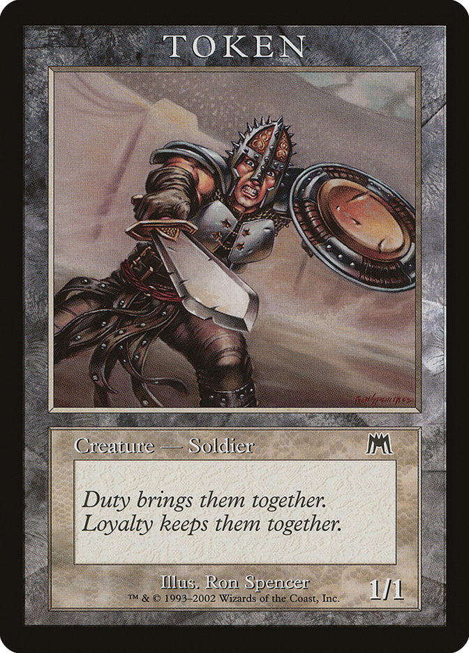 Soldier Token [Magic Player Rewards 2002] | GrognardGamesBatavia