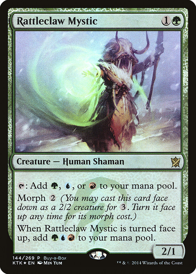 Rattleclaw Mystic (Buy-A-Box) [Khans of Tarkir Promos] | GrognardGamesBatavia