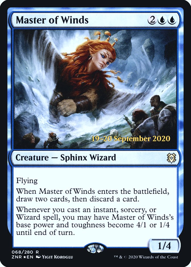 Master of Winds [Zendikar Rising Prerelease Promos] | GrognardGamesBatavia