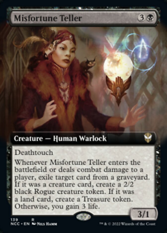 Misfortune Teller (Extended Art) [Streets of New Capenna Commander] | GrognardGamesBatavia