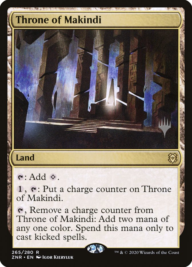 Throne of Makindi (Promo Pack) [Zendikar Rising Promos] | GrognardGamesBatavia