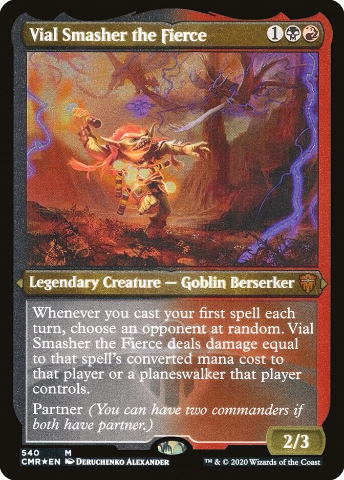 Vial Smasher the Fierce (Etched) [Commander Legends] | GrognardGamesBatavia